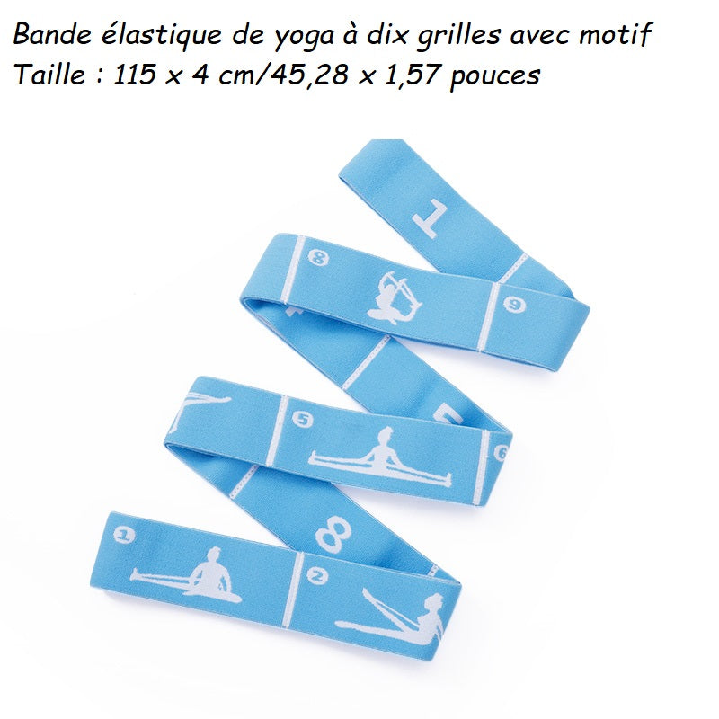 Bandes élastiques multifonctionnelles pour yoga et autre