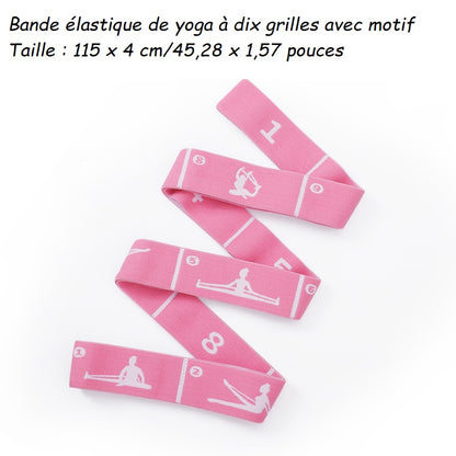 Bandes élastiques multifonctionnelles pour yoga et autre