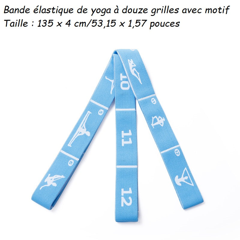 Bandes élastiques multifonctionnelles pour yoga et autre