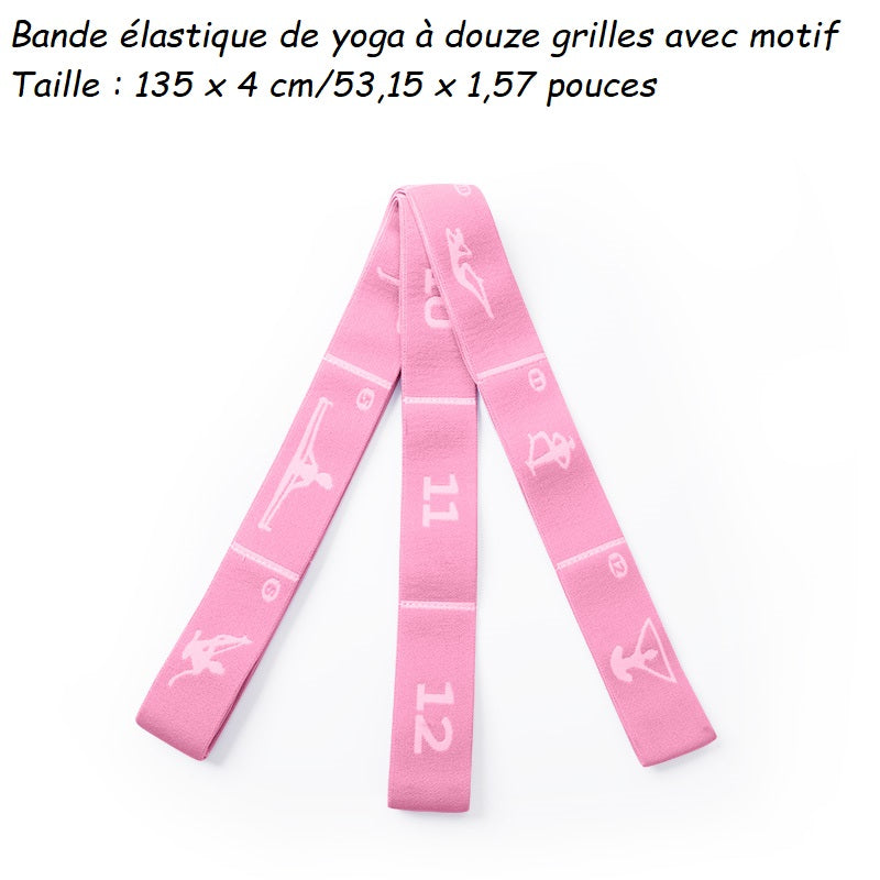 Bandes élastiques multifonctionnelles pour yoga et autre