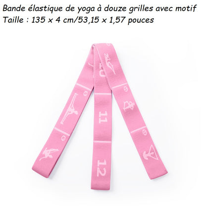 Bandes élastiques multifonctionnelles pour yoga et autre